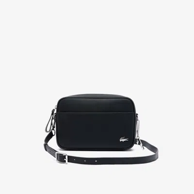 Lacoste Women's Medium Daily Lifestyle Shoulder Bag - One Size In Black