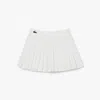 Lacoste Women's Miami Open Edition Ballgirl Tennis Skirt - 36 In White