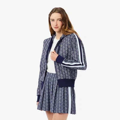 LACOSTE WOMEN'S MONOGRAM HOODIE - 36