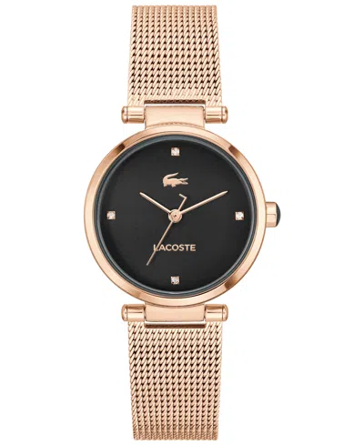 Lacoste Women's Orba Carnation Gold Stainless Steel Mesh Bracelet Watch, 30mm