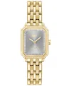 Lacoste Women's Parisienne Gold Tone Stainless Steel Bracelet Watch, 28.3 X 20.7mm In Gold