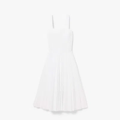 Lacoste Women's Pleated Maxi Dress - 42 In White