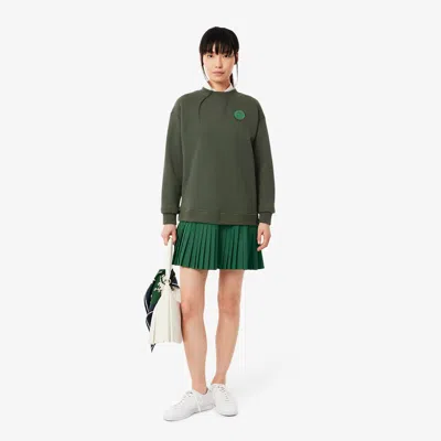 Lacoste Women's Pleated Sweatshirt Dress - 40