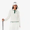 LACOSTE WOMEN'S POLO COLLAR STRETCH GOLF SWEATER - 40