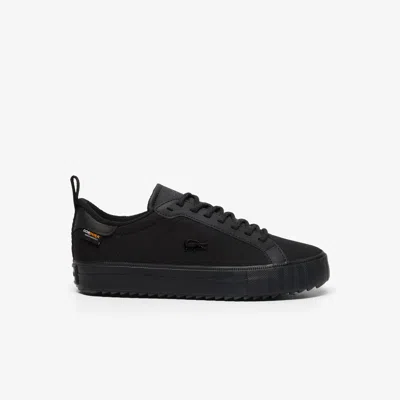 Lacoste Women's Powercourt Winter Outdoor Sneakers - 6.5 In Black