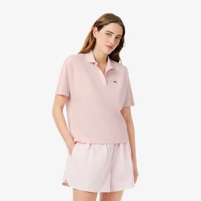 Lacoste T-shirts And Polos Pink In Rosa Chiari E Naturali