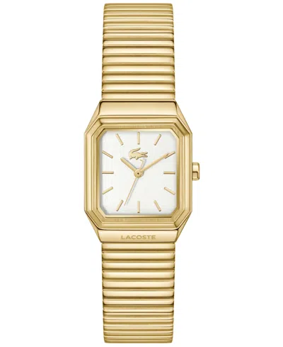 Lacoste Women's Rene Gold Tone Stainless Steel Mesh Bracelet Watch, 23x30.8mm