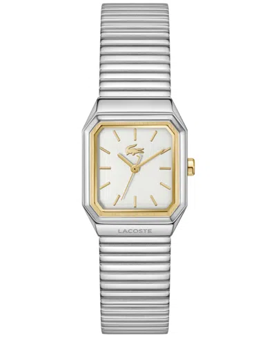 Lacoste Women's Rene Silver Tone Stainless Steel Mesh Bracelet Watch, 23x30.8mm
