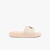 Lacoste Women's Serve Slide 1.0 - 9 In Pink