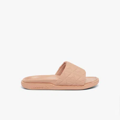 Lacoste Women's Serve Slides Dual - 5 In Pink