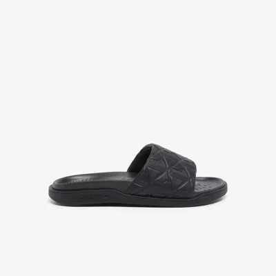 Lacoste Women's Serve Slides Dual - 5 In Black