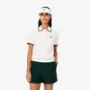 LACOSTE WOMEN'S SHORT SLEEVE POLO COLLAR GOLF SWEATER - 32