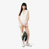Lacoste Women's Sleeveless Polo Romper - 36 In White