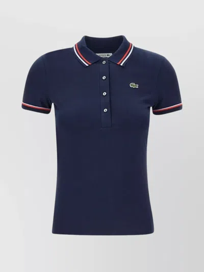 LACOSTE WOMEN'S SLIM FIT POLO LOGO
