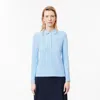 Lacoste Women's Slim Fit L.12.d Stretch Mini Piqué Polo - 32 In Blue