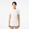 LACOSTE WOMEN'S SLIM FIT TERRY KNIT POLO - 40
