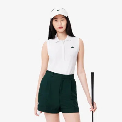 Lacoste Ultra-dry Anti-uv Golf Polo - 44 In White
