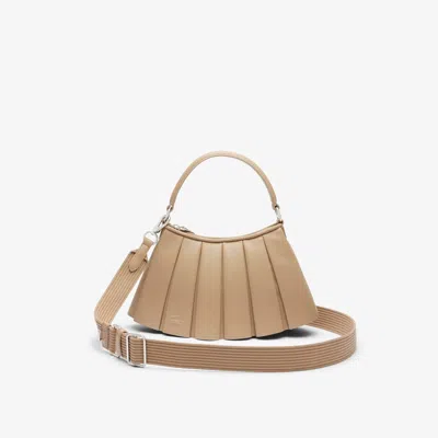 Lacoste Women's Small Lenglen Leather Bag - One Size In Sand