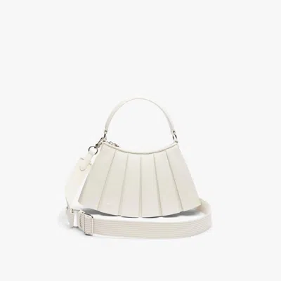 Lacoste Women's Small Lenglen Leather Bag - One Size In Beige