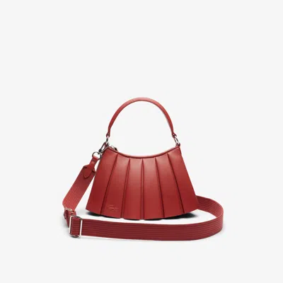 Lacoste Women's Small Lenglen Leather Bag - One Size In Red