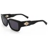 Lacoste Blue Rectangular Ladies Sunglasses L6021s 001 55 In Black