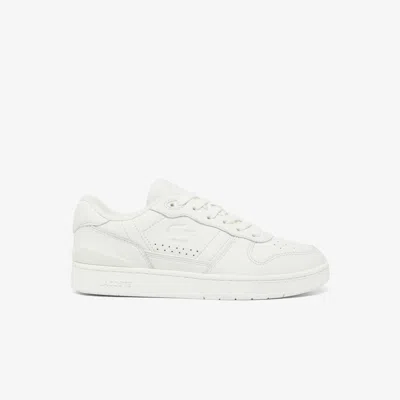 Lacoste Women's T-clip Set Leather Sneakers - 8 In Beige