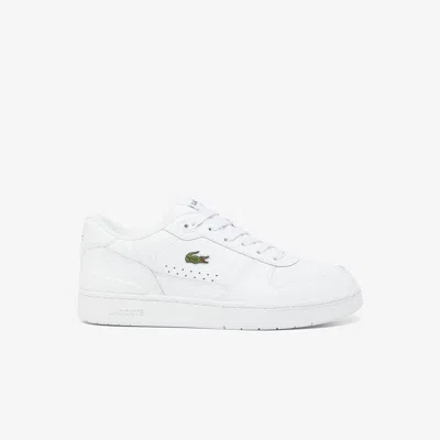 Lacoste Women's T-clip Set Leather Sneakers - 7 In White