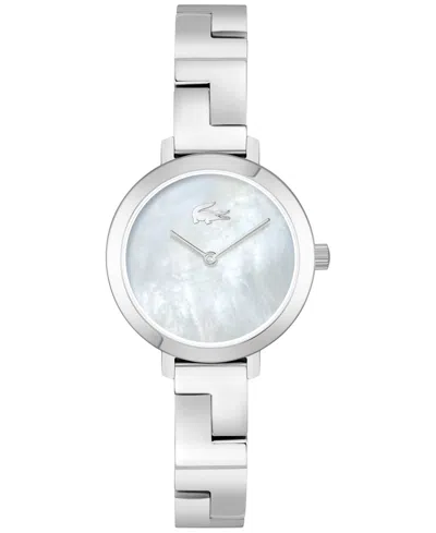 Lacoste Women's Tivoli Stainless Steel Bracelet Watch 28mm In White