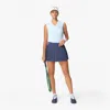 Lacoste Women's Ultra Dry Lined Tennis Skirt - 36 In Purple