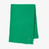 Lacoste Women's Wide Fuzzy Wool Scarf - One Size In Green