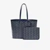 Lacoste Women's Zely Tote & Pouch - One Size In Blue