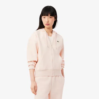 Lacoste Women's Zip-up Piqué Hoodie - 42