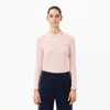 Lacoste Women's Slim Fit L.12.d Stretch Mini Piqué Polo - 32 In Pink