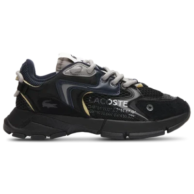 Lacoste Logo-print Mesh Low-top Sneakers In Black