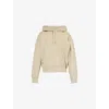 Lacoste Cotton Hoodie In Beige