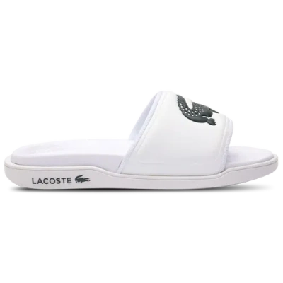 Lacoste Women's Serve Slide Dual - 10 In Open White/multi
