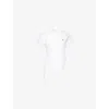 Lacoste Logo Embroidered Polo Shirt In White