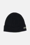 Lacoste Wool Cap In Black