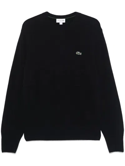 LACOSTE WOOL CREW NECK SWEATER