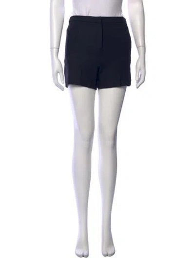 Pre-owned Lacoste Wool Mini Shorts In Black