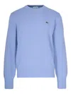Lacoste Wool Sweater In Blue