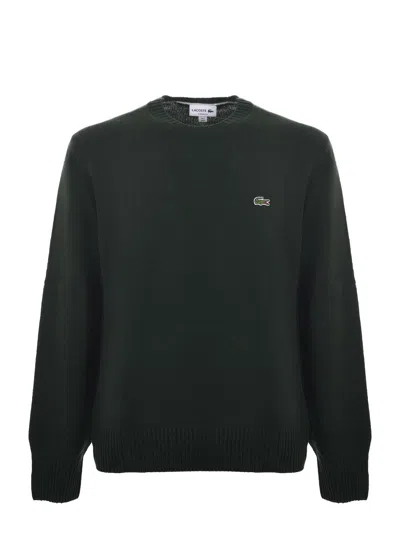 Lacoste Wool Sweater In Green