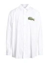 Lacoste X Comme Des Garçons Shirt Man Shirt White Size L Cotton In White