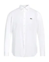 Lacoste X Comme Des Garçons Shirt Man Shirt White Size L Cotton In White