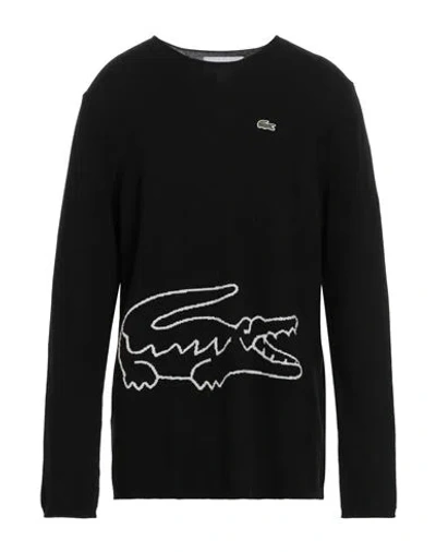 Lacoste X Comme Des Garçons Shirt Man Sweater Black Size S Wool
