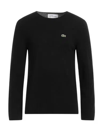 Lacoste X Comme Des Garçons Shirt Man Sweater Black Size Xl Wool