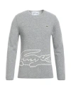Lacoste X Comme Des Garçons Shirt Man Sweater Grey Size Xs Wool