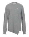 Lacoste X Comme Des Garçons Shirt Man Sweater Grey Size L Wool In Grey
