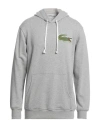Lacoste X Comme Des Garçons Shirt Man Sweatshirt Grey Size Xl Cotton In Grey