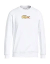Lacoste X Comme Des Garçons Shirt Man Sweatshirt White Size Xs Cotton